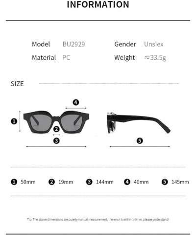 Square Frame Men And Women Outdoor Decorative Sunglasses Gifts F $13.91 Designer