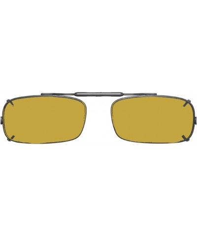 Visionaries Polarized Clip on Sunglasses - True Rec - Black Frame - 52 x 29 Eye $28.50 Designer