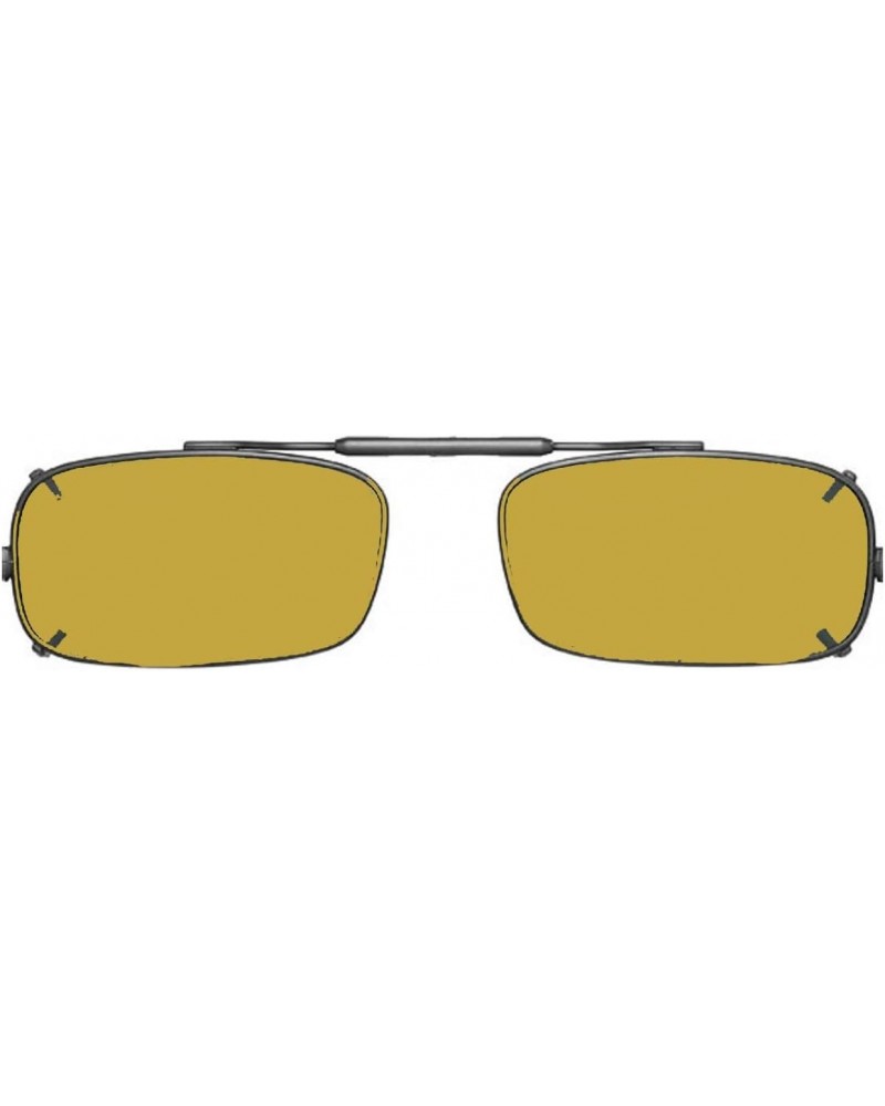 Visionaries Polarized Clip on Sunglasses - True Rec - Black Frame - 52 x 29 Eye $28.50 Designer