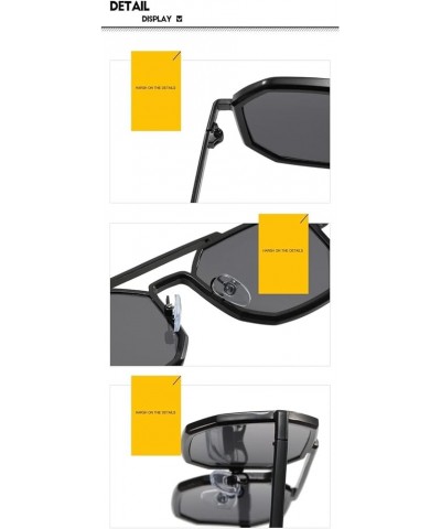 Punk Street Shooting Fashion Decoration Sunglasses Men and Women Outdoor Vacation (Color : G, Size : 1) 1 G $13.36 Designer