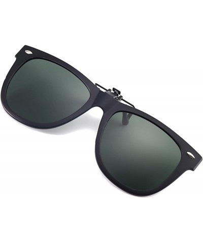 Polarized Clip On Sunglasses Over Prescription Glasses Anti-Glare UV Protection Fishing Driving Sunglasses Dark Green $11.99 ...