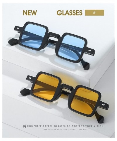 Square Frame Retro Men and Women Fashion Decoration Outdoor Beach Sunglasses (Color : 7, Size : 1) 1 2 $12.44 Square