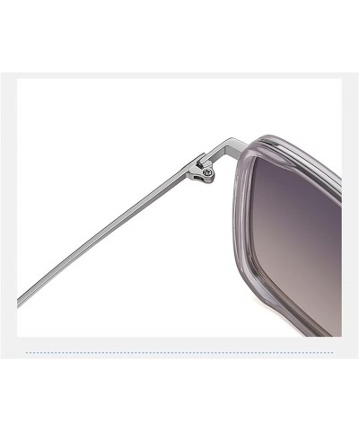 Square Frame Large Frame Women's Sunglasses Outdoor Vacation Sunglasses (Color : A, Size : 1) 1 C $16.90 Square