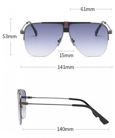 Retro Rimless Sunglasses for Men and Women, Vacation Beach Party Sunglasses (Color : F, Size : Medium) Medium F $16.60 Rimless