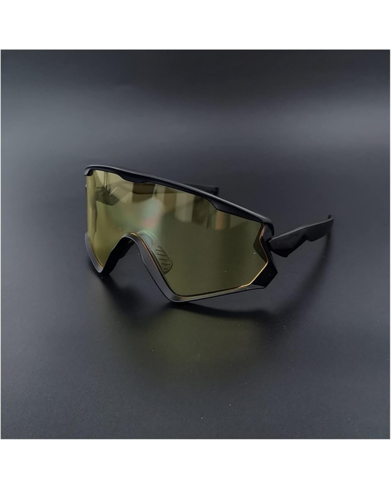 Men Women Bicycle Sunglasses Sport Running Fishing Eyewear Cyclist Night Lenses Cycling Glasses MTB Road Bike (Color : Color ...