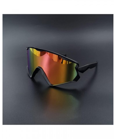 Men Women Bicycle Sunglasses Sport Running Fishing Eyewear Cyclist Night Lenses Cycling Glasses MTB Road Bike (Color : Color ...