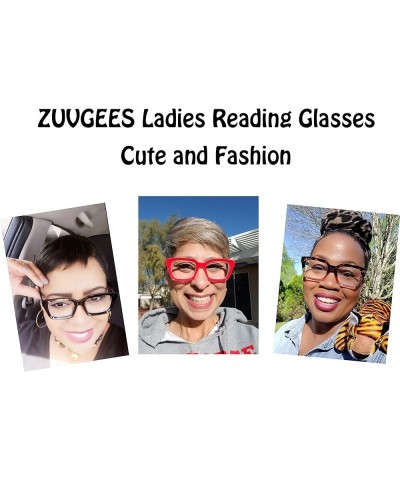 Retro Style Blue Light Blocking Reading Glasses Big Eyeglass Frames Large lens Computer Readers 2 Pack (Blue+clear) $20.44 Sq...