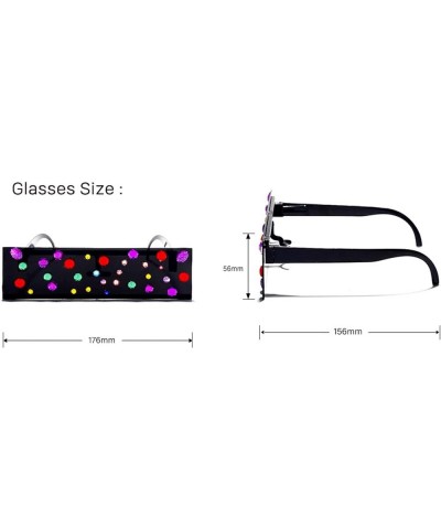 Party Mosaic Sunglasses Beach Street Shooting Internet Celebrity Live Streaming Anchor Decorative Glasses (Color : A, Size : ...