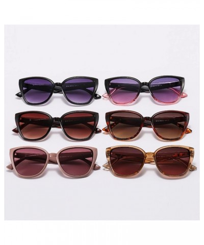 Fashion Cat Eye Men and Women Trendy Styling Decorative Sunglasses (Color : C, Size : 1) 1 B $12.93 Designer