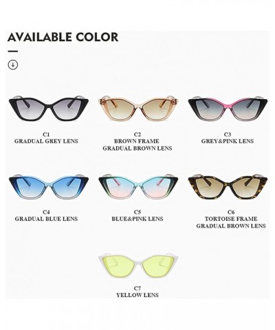 Fashion Cat Eye Sunglasses Brand Design Women Sun Glasses Vintage Luxury Sunglass UV400 Shades Eyewear 3 $15.48 Round