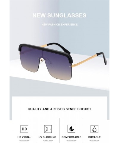 Large Frame Sunglasses for Men and Women Outdoor Beach Sun Shading Glasses (Color : C, Size : Medium) Medium E $19.12 Designer