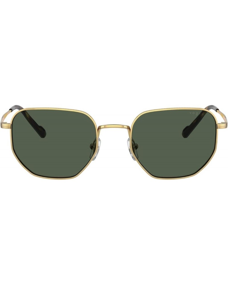 Men's Vo4186s Square Sunglasses Gold/Dark Green $22.67 Square