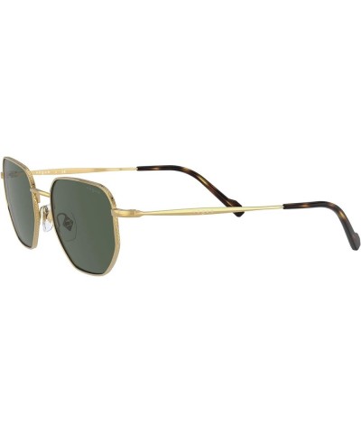 Men's Vo4186s Square Sunglasses Gold/Dark Green $22.67 Square