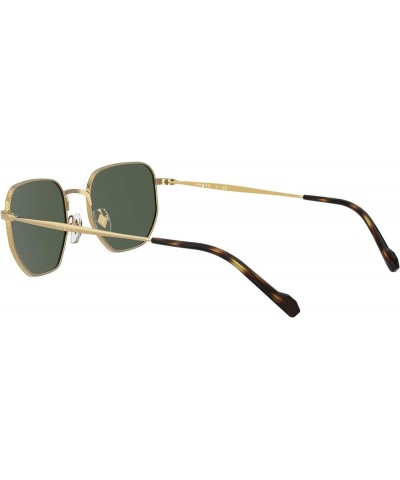 Men's Vo4186s Square Sunglasses Gold/Dark Green $22.67 Square