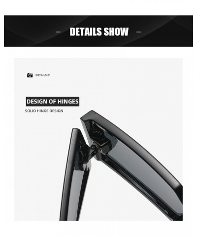 Square Small Frame Fashion Men and Women Photo Sunglasses (Color : F, Size : 1) 1 G $13.80 Designer