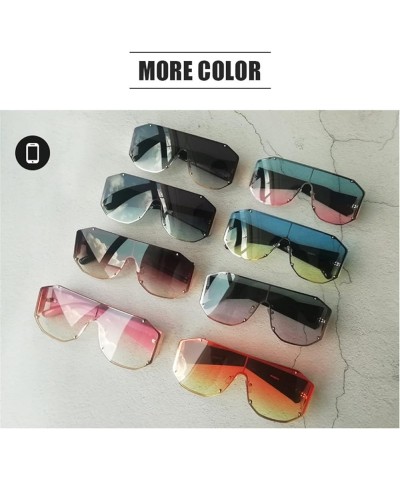 Punk Frameless Men and Women Outdoor Sunglasses, Vacation Beach Driving Sunglasses (Color : C, Size : Medium) Medium D $18.78...