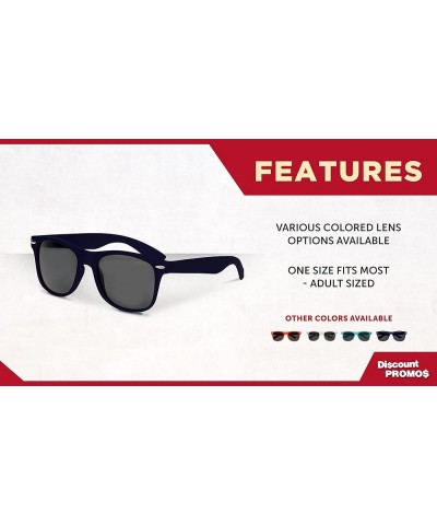 Velvet Smooth Sunglasses - Blank - Navy $20.91 Square