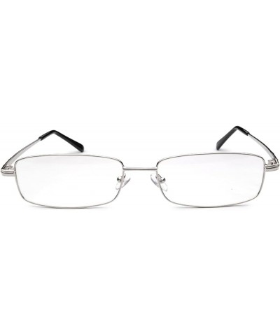 Metal Frame Nearsighted Myopia Glasses -3.50 Titanium Alloy Distance Glasses -4 Silvery $10.58 Rectangular