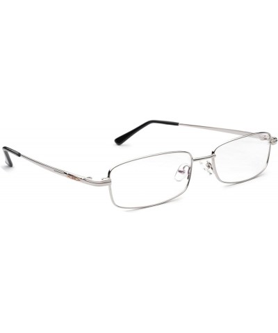 Metal Frame Nearsighted Myopia Glasses -3.50 Titanium Alloy Distance Glasses -4 Silvery $10.58 Rectangular