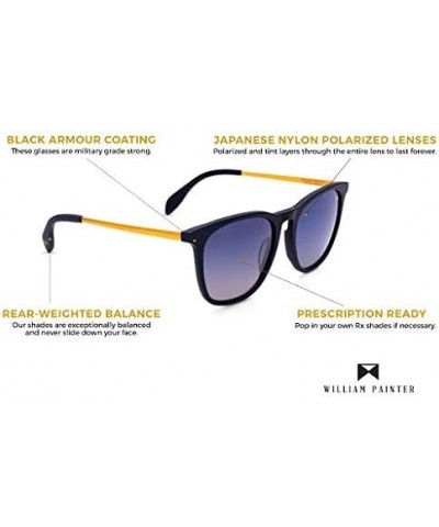 The Oasis Polarized Sunglasses, For Men and Women Blue/Gold $99.06 Oval