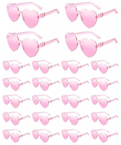 24PCS Heart Sunglasses Bulk Heart Glasses for Women Bachelorette Glasses Candy Color Sunglasses for Party Favor 2-24pc Pink $...