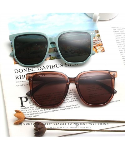 Large Frame Fashionable Men and Women Decorative Sunglasses Outdoor Holiday Beach Sunglasses (Color : D, Size : 1) 1 H $19.75...