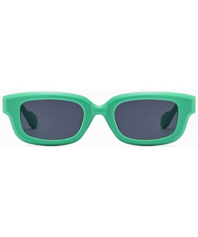 Fashion Y2K sunglasses 2023 Punk men's luxury sunglasses women's sunglasses Green $10.47 Rectangular