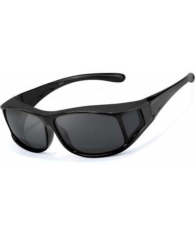 Fit Over Sunglasses for Women Men Polarized Wear Over Eyeglasses with UV400 Protection LS201v1 $8.24 Square