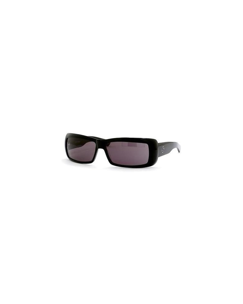 Sunglasses 54 Strass, Wrap, Glossy Black Frame/ Gray Lenses/ Crystals-Rhinestones $64.75 Designer