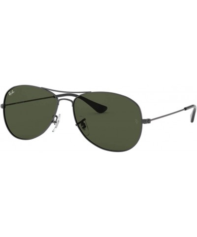 unisex adult Men Rb3362 59 Gunmetal/Green Sunglasses 59mm sunglasses, Gunmetal Green Classic G-15 Lens, One Size US $61.05 Round