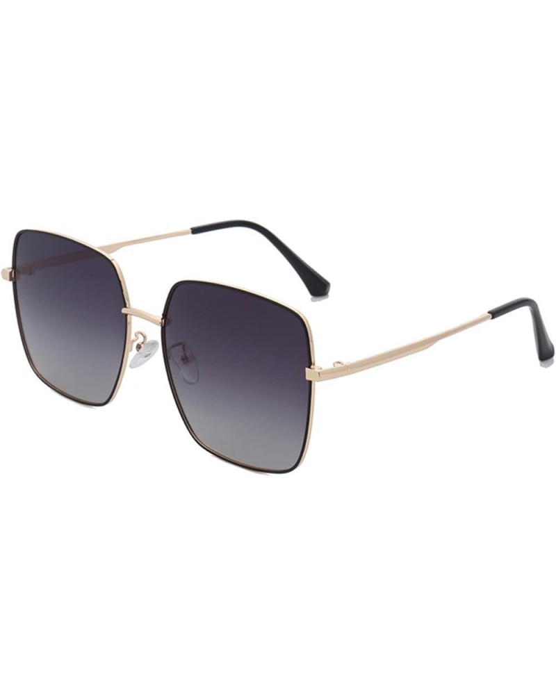 Women Polarized Fashion Retro Metal Sunglasses Sunshade Decoration (Color : C, Size : Medium) Medium D $15.30 Designer