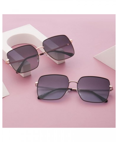 Women Polarized Fashion Retro Metal Sunglasses Sunshade Decoration (Color : C, Size : Medium) Medium D $15.30 Designer