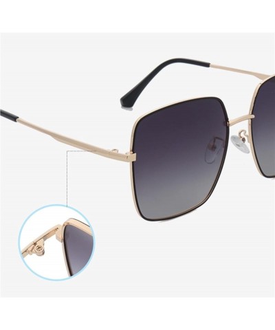 Women Polarized Fashion Retro Metal Sunglasses Sunshade Decoration (Color : C, Size : Medium) Medium D $15.30 Designer