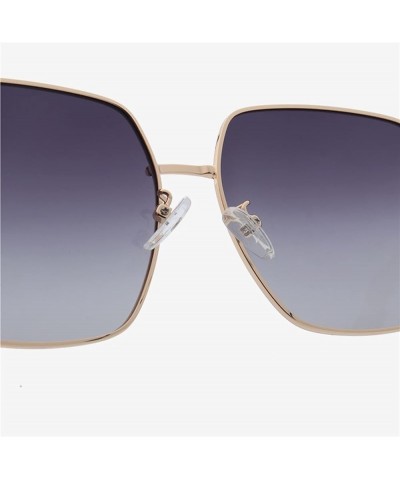 Women Polarized Fashion Retro Metal Sunglasses Sunshade Decoration (Color : C, Size : Medium) Medium D $15.30 Designer