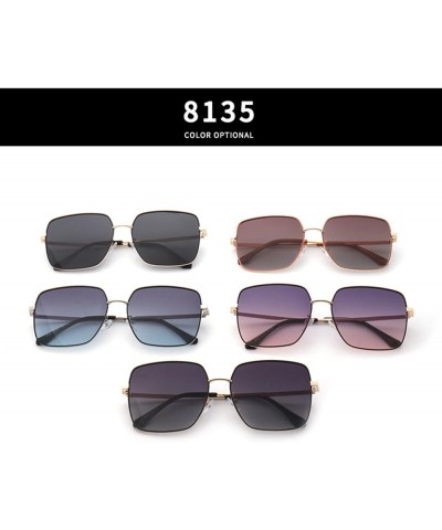 Women Polarized Fashion Retro Metal Sunglasses Sunshade Decoration (Color : C, Size : Medium) Medium D $15.30 Designer