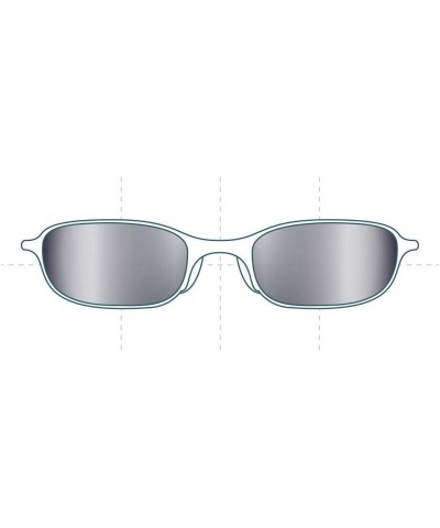 Prada SPS55N Replacement Lenses - Compatible with Prada SPS55N 63mm Frames Non-polarized Sfx Edge Extrm Slv Mirror Drkblck Pa...