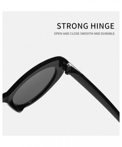 Retro Oval Men and Women Outdoor Vacation Photo Fashion Decorative Sunglasses (Color : D, Size : 1) 1 C $11.44 Designer