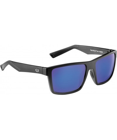 Swirl Rectangular Polarized Sunglasses, Matte Black Frame/Smoke-Blue Mirror Lens, Medium $14.68 Rectangular