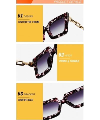 Large Frame Fashion Square Sunglasses Men and Women Outdoor Vacation Decorative Sunglasses (Color : 2, Size : 1) 1 6 $13.19 S...