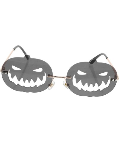 2pcs Carnival Sunglasses Halloween Pumpkin Eyeglasses Rimless Pumpkin Glasses Irregular Sunglasses Prom Blackx2pcs $12.05 Heart