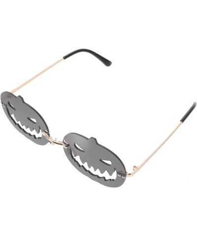 2pcs Carnival Sunglasses Halloween Pumpkin Eyeglasses Rimless Pumpkin Glasses Irregular Sunglasses Prom Blackx2pcs $12.05 Heart