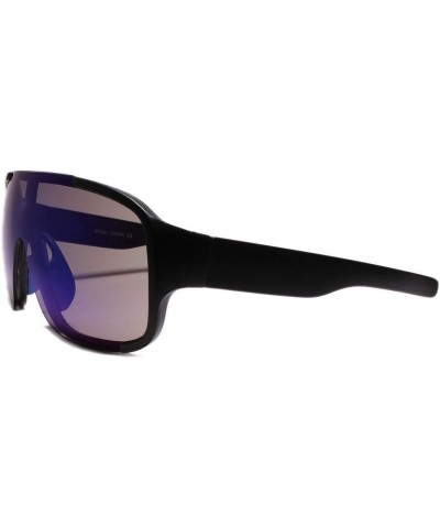 Futuristic Cyclops Space Club Rave Dj Party Sun Glasses Blue $9.17 Designer