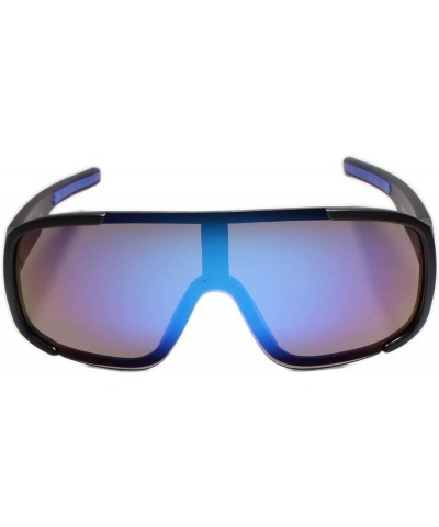 Futuristic Cyclops Space Club Rave Dj Party Sun Glasses Blue $9.17 Designer