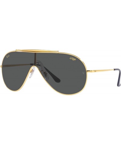 RB3597 Wings Shield Sunglasses Legend Gold/Dark Grey $71.75 Rimless