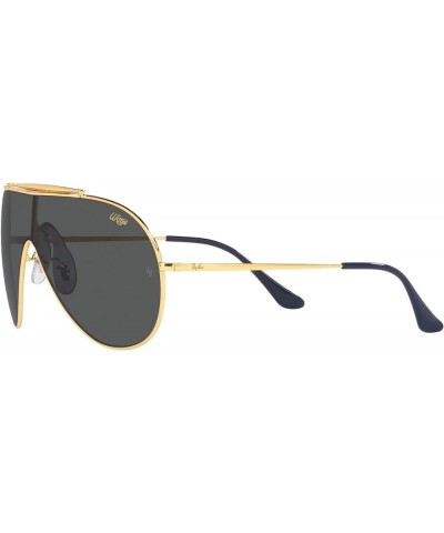 RB3597 Wings Shield Sunglasses Legend Gold/Dark Grey $71.75 Rimless