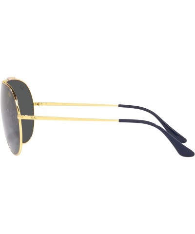 RB3597 Wings Shield Sunglasses Legend Gold/Dark Grey $71.75 Rimless