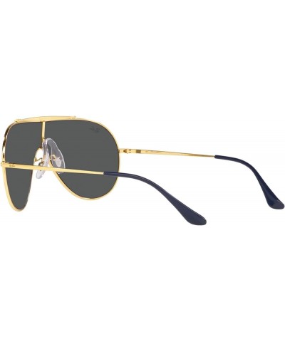 RB3597 Wings Shield Sunglasses Legend Gold/Dark Grey $71.75 Rimless