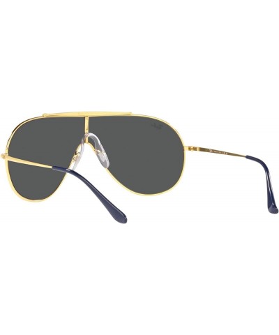 RB3597 Wings Shield Sunglasses Legend Gold/Dark Grey $71.75 Rimless