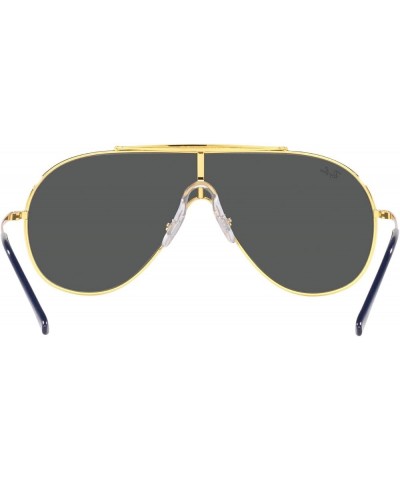 RB3597 Wings Shield Sunglasses Legend Gold/Dark Grey $71.75 Rimless