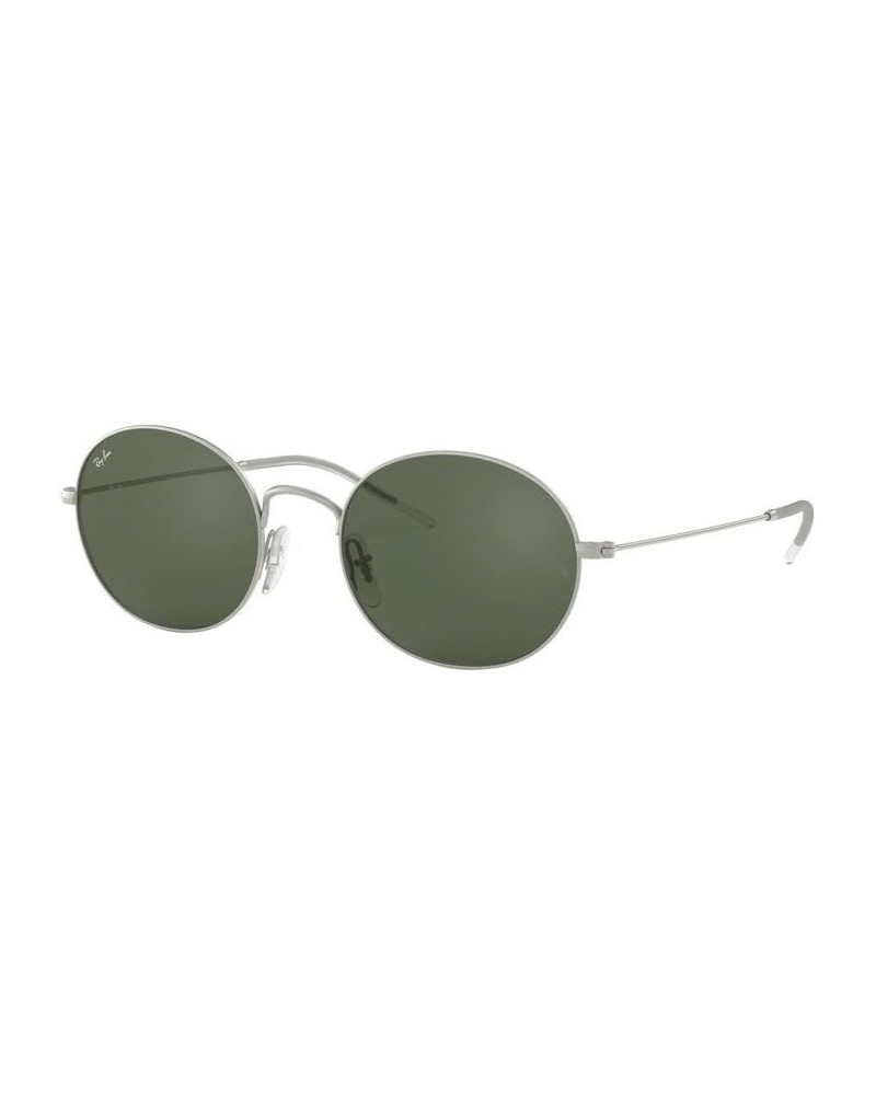 RB3594 Sunglasses For Men For Women + BUNDLE with Designer iWear Eyewear Care Kit Rubber Silver/Dark Green $72.38 Oval